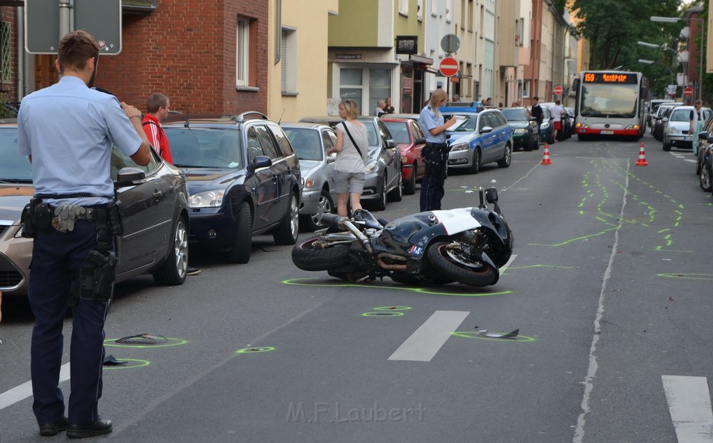 VU Alleinunfall Krad Koeln Kalk Buchforststr P37.JPG - Miklos Laubert